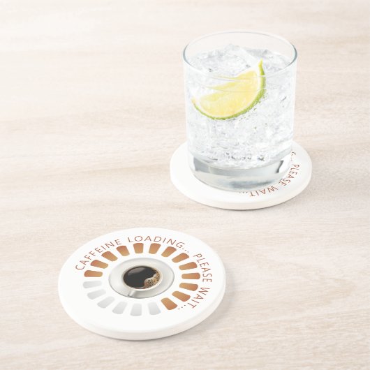 カフェイン読み込み中 コースター (側面)