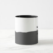 カフェイン走と締め切りに関する | 作業おもしろいコーヒー マグカップ (中央)