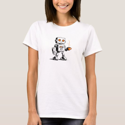 カフェイン通勤者 Tシャツ (正面)