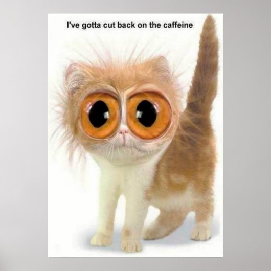 カフェイン過剰 ポスター (正面)