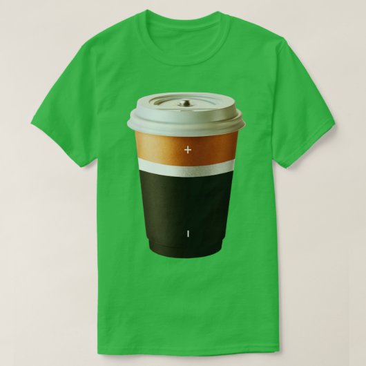 カフェイン電池 Tシャツ (デザイン正面)