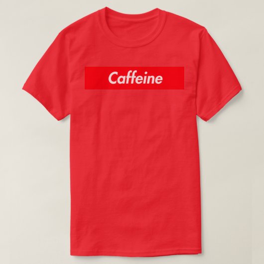 カフェイン1 Tシャツ (デザイン正面)