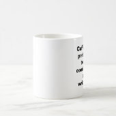 カフェイン、よい友人 コーヒーマグカップ (中央)
