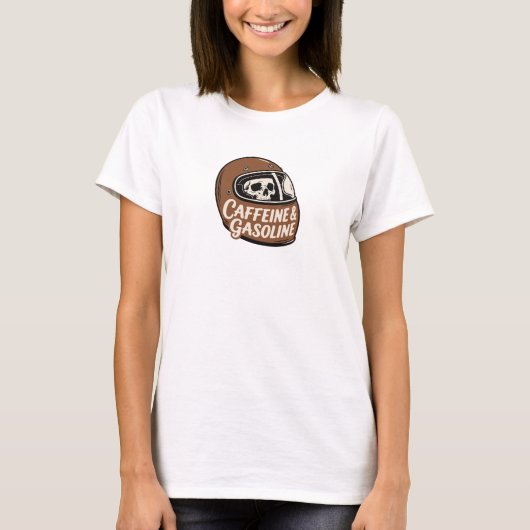カフェイン&ガソリン Tシャツ (正面)