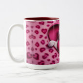 カフェイン&キス:バレンタインのコーヒーマグ魔法 ツートーンマグカップ (左)