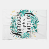 カフェイン&クロカリー引用文タイポグラフィ キッチンタオル (横)