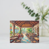 カフェイン・ゴア・インド ポストカード (スタンド正面)