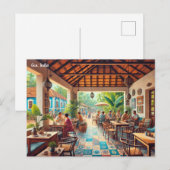 カフェイン・ゴア・インド ポストカード (正面/裏面)