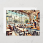 カフェイン・サンフランシスコ・マグ ポストカード (正面/裏面)