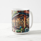 カフェイン・ヒューストンテキサス州 コーヒーマグカップ (正面右)