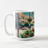 カフェイン・ヒューストンテキサス州 コーヒーマグカップ (左)