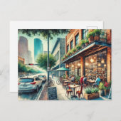 カフェイン・ヒューストンテキサス州 ポストカード (正面/裏面)