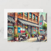 カフェイン・ヒューストンテキサス州 ポストカード (正面/裏面)