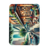 カフェイン・ヒューストンテキサス州 マグネット (縦)