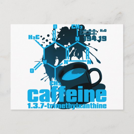 カフェイン ポストカード (正面)