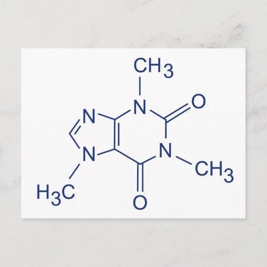 カフェイン ポストカード (正面)