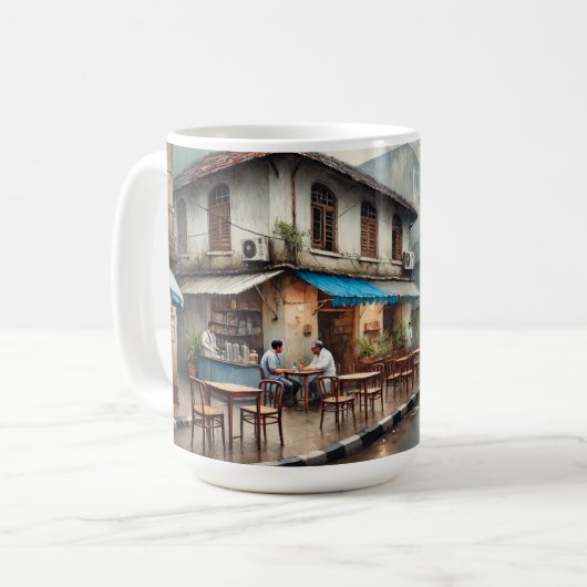 カフェイン・ムンバイ コーヒーマグカップ (正面左)