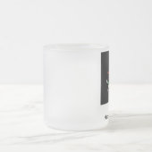 カフェイン、神の果汁 フロストグラスマグカップ (中央)