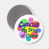 カフェイン – My Drug of Choice マグネット (正面/裏面)