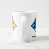 カフェイン—NFPA安全ラベル ジャンボコーヒーマグカップ (裏面)