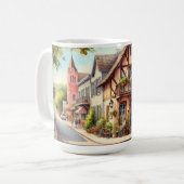 カフェインFredericksburgテキサス州 コーヒーマグカップ (正面左)