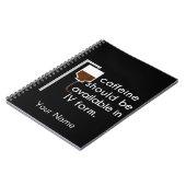 カフェインIV、ナース液 ノートブック (左側)