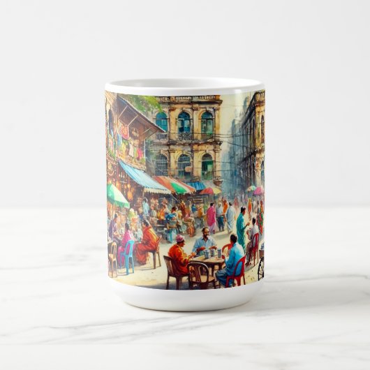 カフェインKolkataインド コーヒーマグカップ (中央)