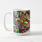 カフェインKolkataインド コーヒーマグカップ (左)