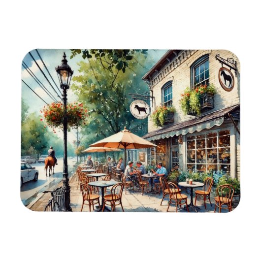 カフェインLexington Kentucky マグネット (横)