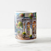 カフェインNew Orleans Loisiana コーヒーマグカップ (中央)