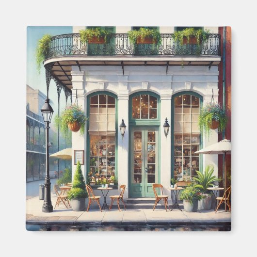 カフェインNew Orleans Loisiana マグネット (正面)