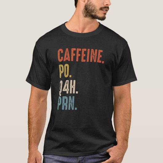カフェインPo Q4h Prnナースヴィンテージ Tシャツ (正面)