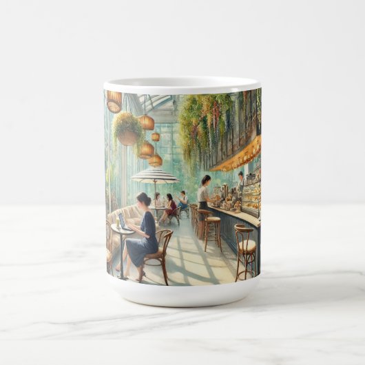 カフェインSingapore Water 絵を描 color's コーヒーマグカップ (中央)