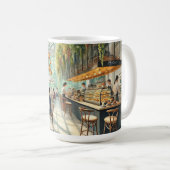 カフェインSingapore Water 絵を描 color's コーヒーマグカップ (正面右)