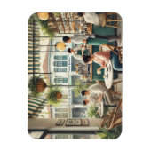 カフェインSingapore Water 絵を描 color's マグネット (縦)