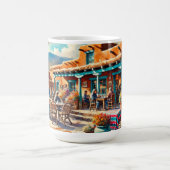 カフェインTaosニューメキシコ コーヒーマグカップ (中央)