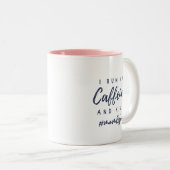 カフェイ走ンとキス#momlife ツートーンマグカップ (正面右)