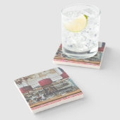 カフェエクスプローラーストーンコースター ストーンコースター (横)