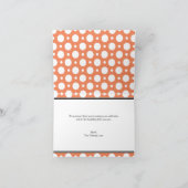 カフェオレンジ　アソートドット サンクスカード サンキューカード (内部)