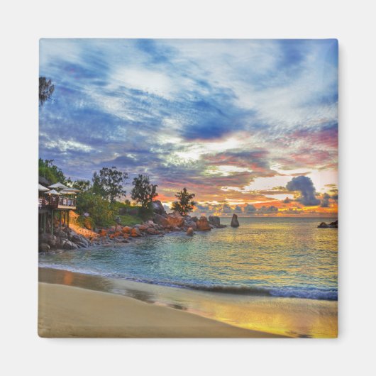 カフェオントロピカルビーチアットサンセット マグネット (正面)