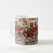 「カフェオンリュノヴィンス，モンマルトル」パリ コーヒーマグカップ (正面左)