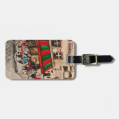 「カフェオンリュノヴィンス,モンマルトル」パリ ラゲッジタグ (正面横)