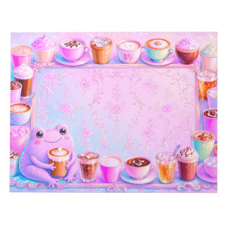 カフェカエルカエルノートパッド ノートパッド