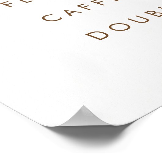 カフェカフェテリア価格メニューカスタム印刷ポスター ポスター (角)