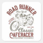 カフェクラシックレーサー スクエアシール (正面)