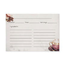 カフェクレメウベーシックレシピカード