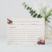 カフェクレメウベーシックレシピカード エンクロージャーカード (スタンド正面)