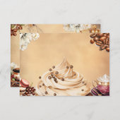 カフェクレメウ空白のレシピカード エンクロージャーカード (正面/裏面)