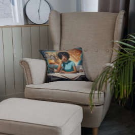 カフェクロニクル:レトロニュースリーダー クッション