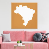 カフェコムレイテフェスティバルブラジルアットエンポリオモファ キャンバスプリント (インサイチュ (リビング))